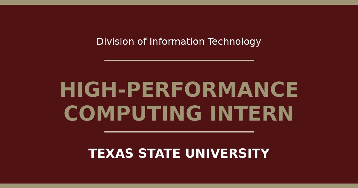 HPC Internship